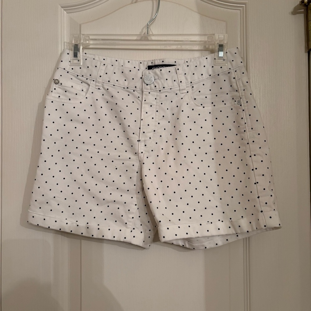 White Polka Dot Shorts